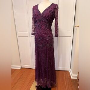Beautiful beaded evening gown